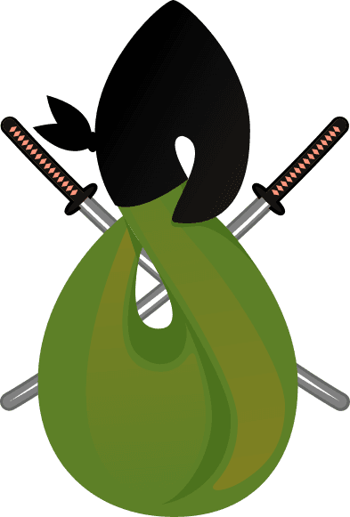 Mahara character dressed as a ninja