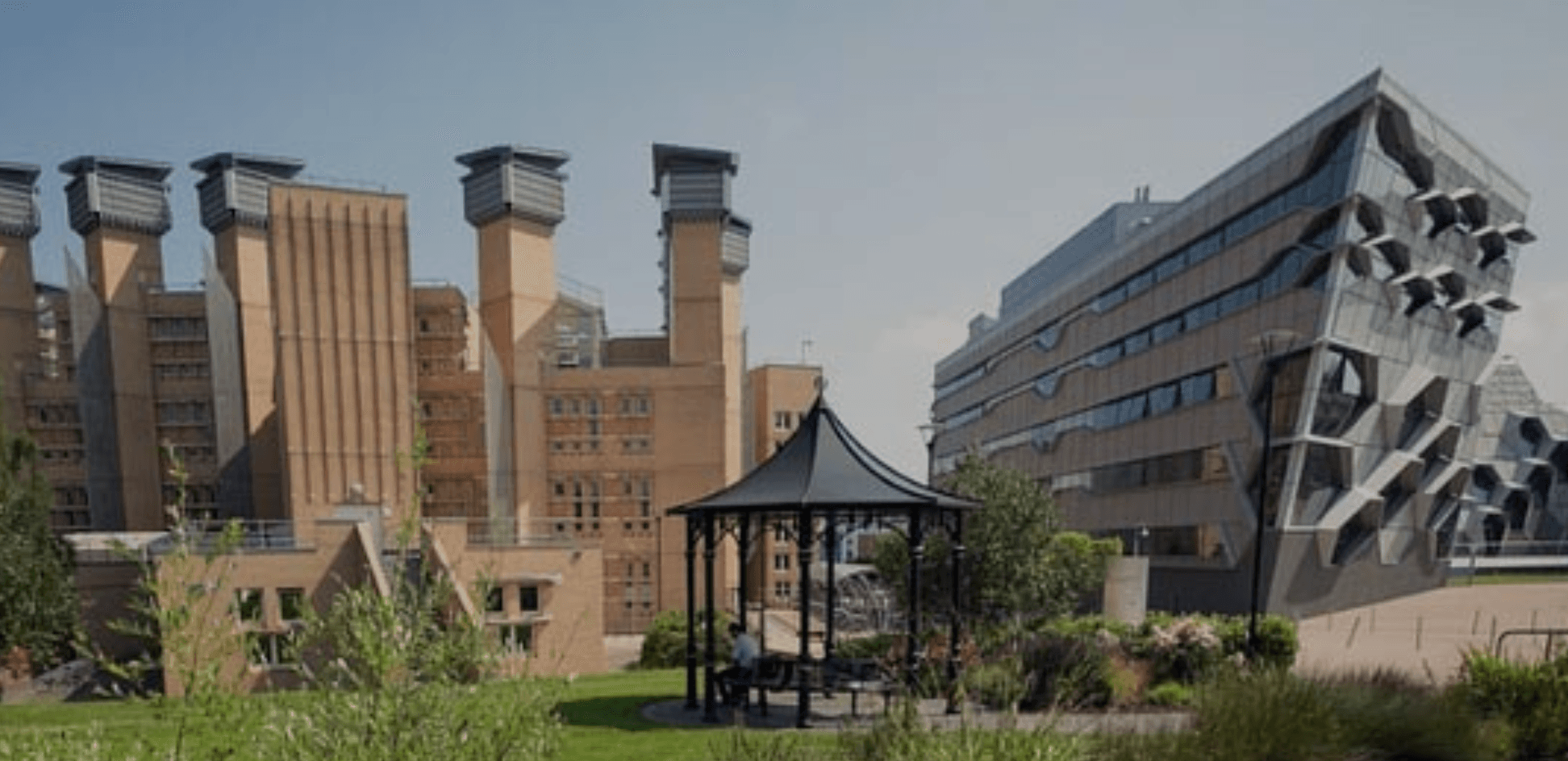 Landscape of Coventry University campus