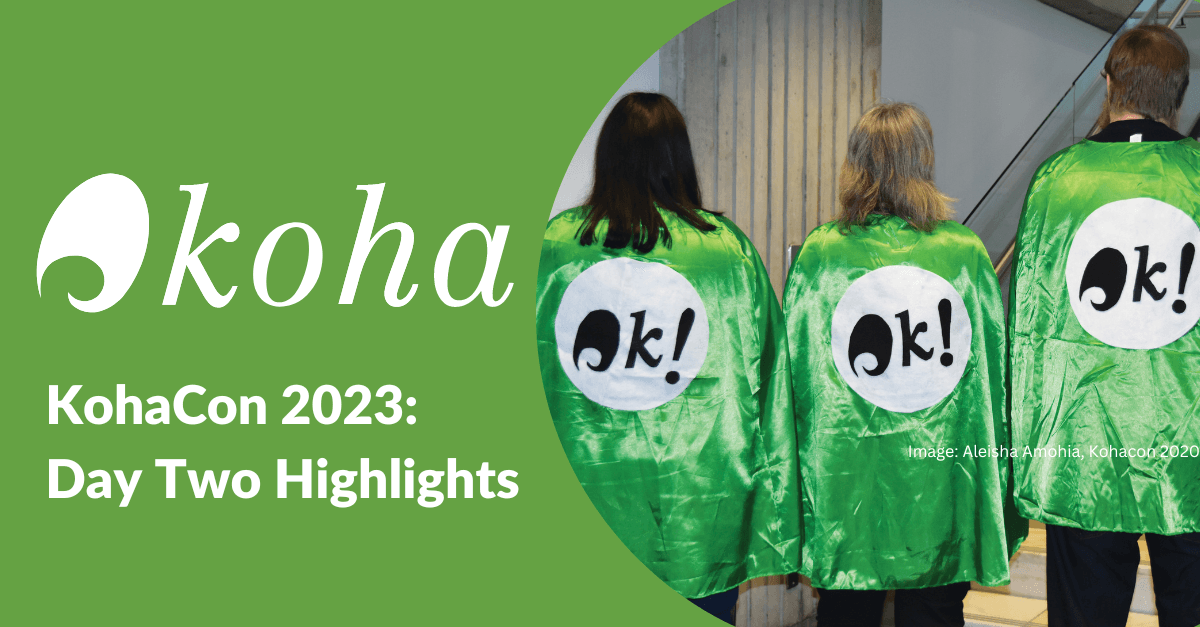 Catalyst Koha team attend KohaCon Day Two 2023 in Helsinki