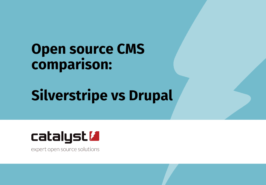Open source CMS comparison Silverstripe vs Drupal