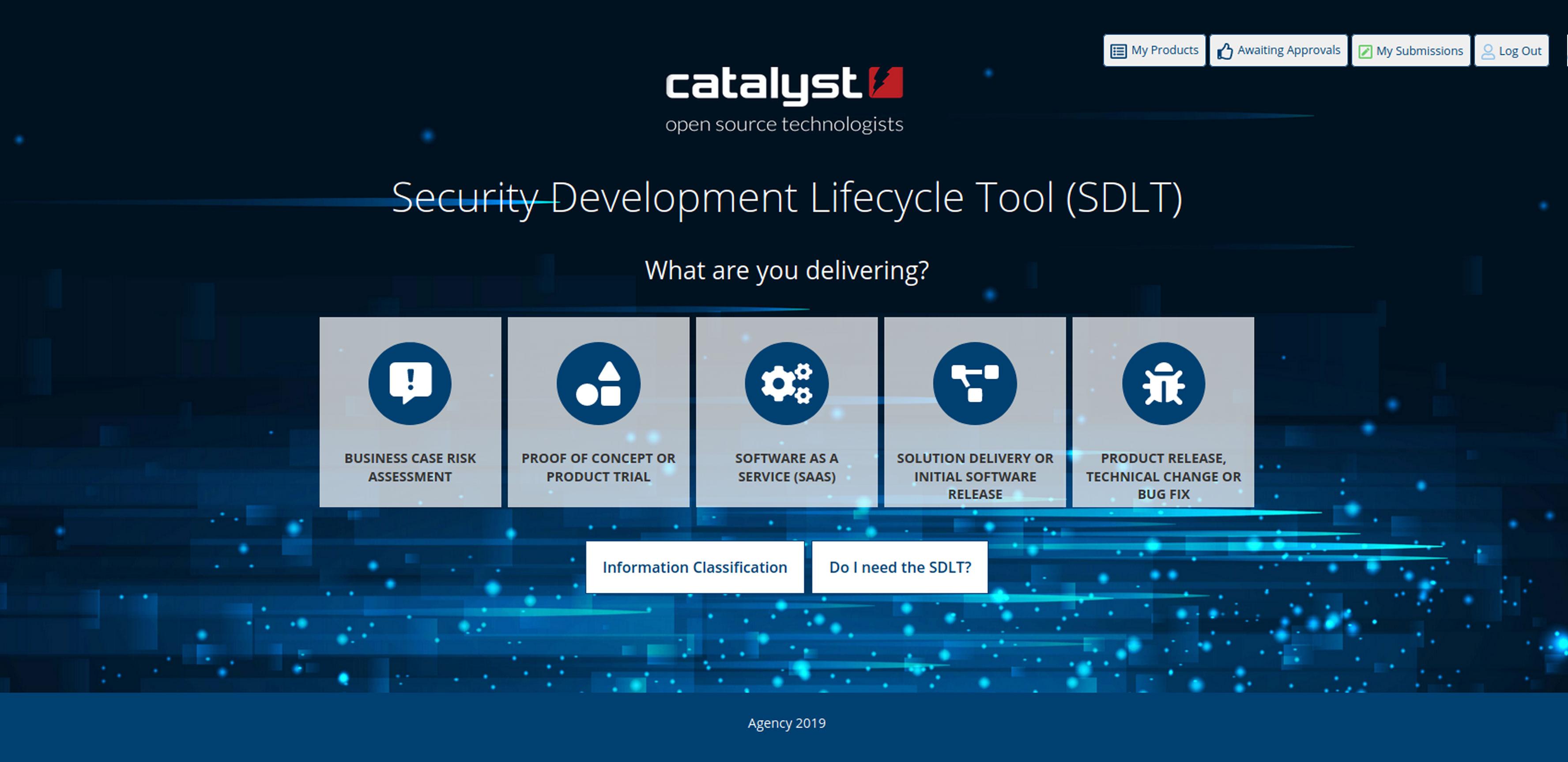 Security Development Lifecycle Tool screenshot