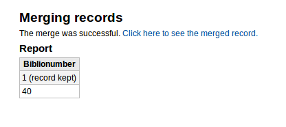  The successful merge request.