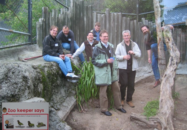 L to R: Paul Waite, Srdjan Jankovic, Godfrey Fernandez, Gavin Thompson, Don Christie, Mike O'Connor, Andrew McMillan