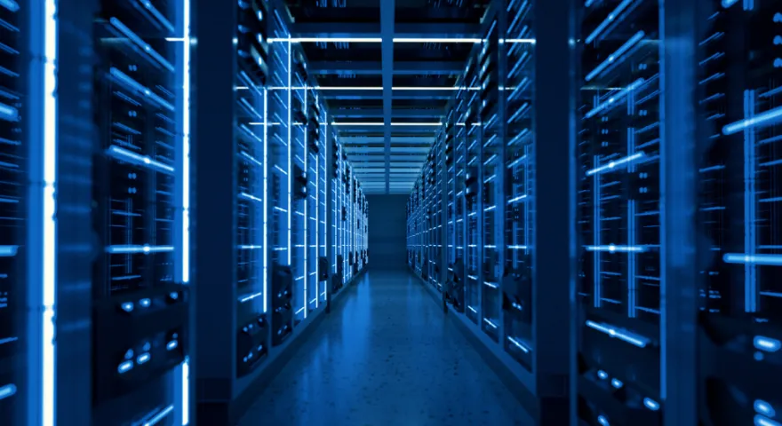 Data servers in a computer room