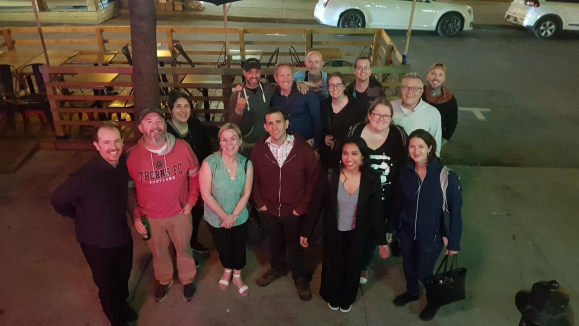 Some of the KohaCon24 crew in a group photo.