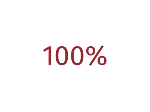 100%