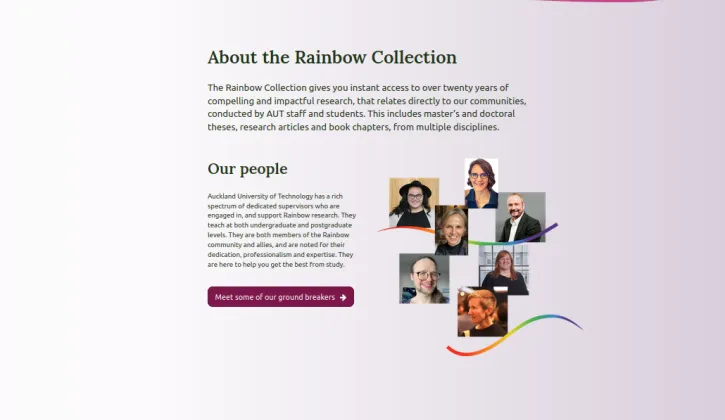 Screenshot of the Ia portal