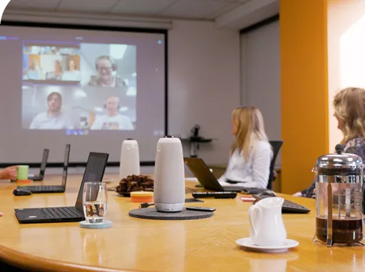 team having video conference 2