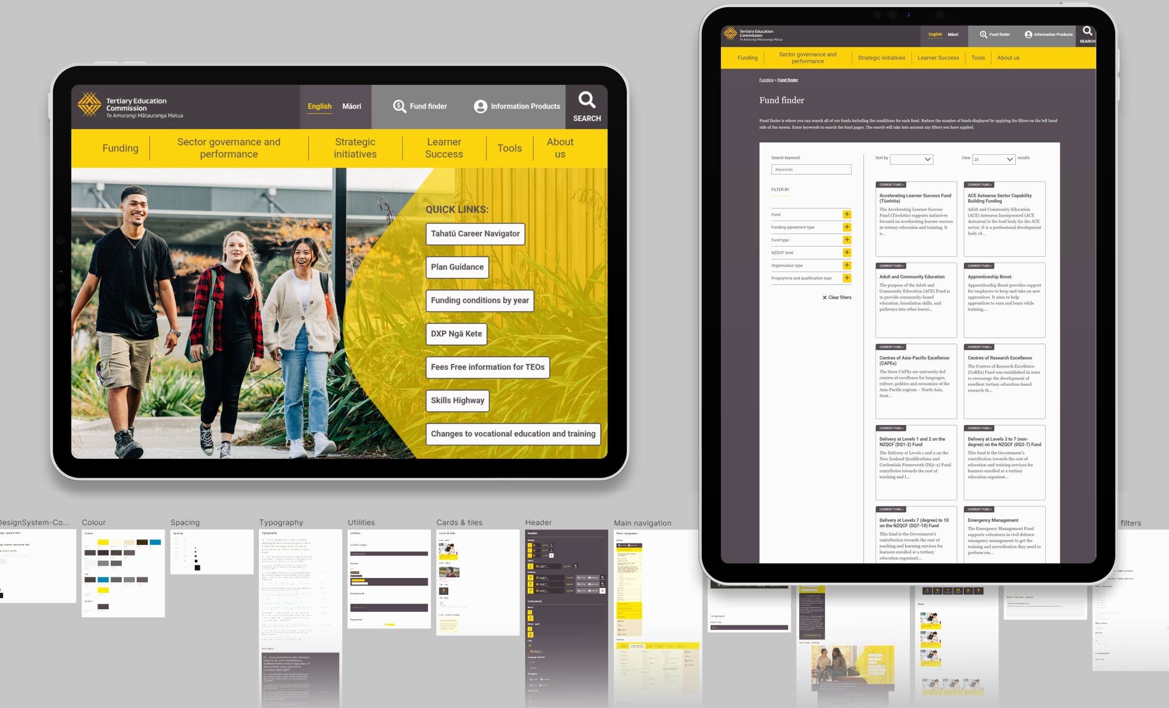 TEC website imagery