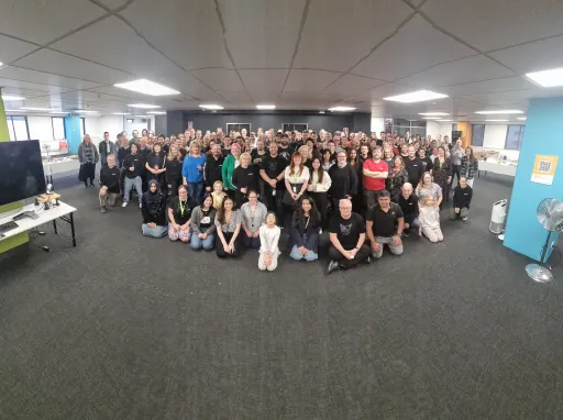 Catalyst New Zealand group photo from Catathon 2024