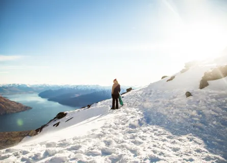 Snowboarding in New Zealand